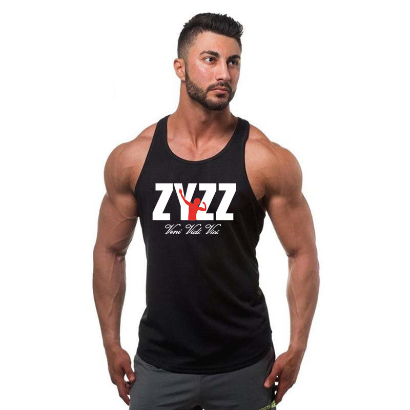 Men's Bodybuilding Fitness Vest Training Cotton