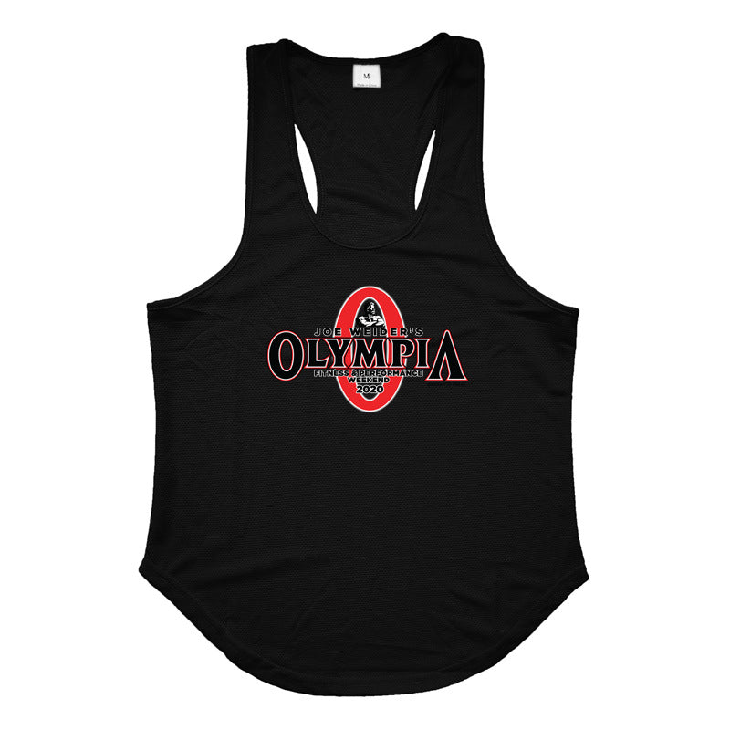 Bodybuilding Muscular Man Bodybuilding Fitness Sports Vest