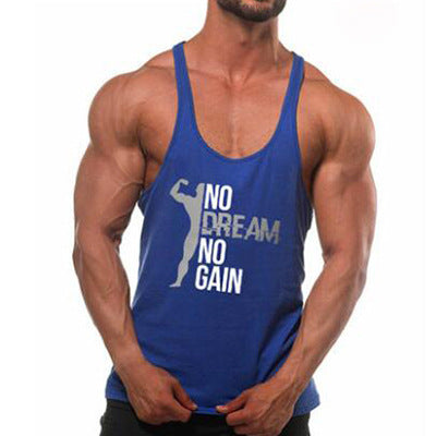 Men's Fitness Bodybuilding Exercise Vest Loose