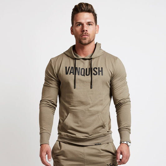 Pullover Hooded Sweater Fitness Men